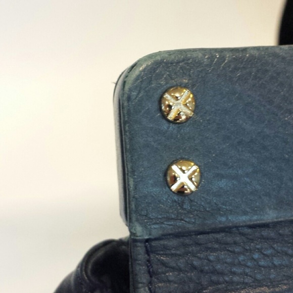 Rebecca Minkoff Large Blue Satchel Crossbody - Picture 5 of 9